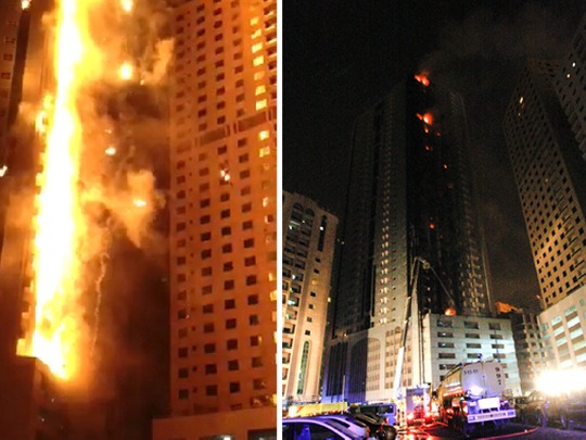 Fire Breaks Out in Sharjah’s Al Nahda Residential Tower